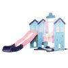 WM21B051 Castle Theme Slide And Swing (MOQ≥100 SETS) Children Plastic Indoor Toy - Image 2